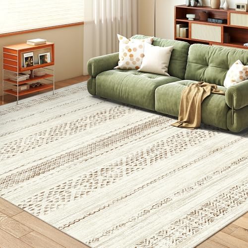 Miukiki 6x9 Area Rug Washable Non Slip Rug by Miukiki
