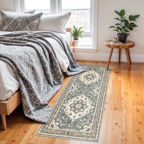 2x6 Hallway Washable Runner Rug：Non Silp Indoor Accent Rugs Low Pile Carpet - Image 3
