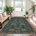 SIILOOM 4x6 Washable Area Rug Non Slip Door Mat Indoor by SiiloomRug
