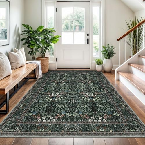SIILOOM 4x6 Washable Area Rug Non Slip Door Mat Indoor by SiiloomRug