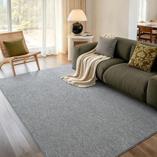 6x9 Large Grey Area Rug Washable Non-Slip Soft Thin by Unknown