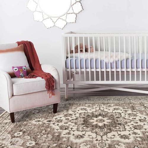TOPRUUG Washable Oriental Area Rug: 5x7 Rugs - Image 3