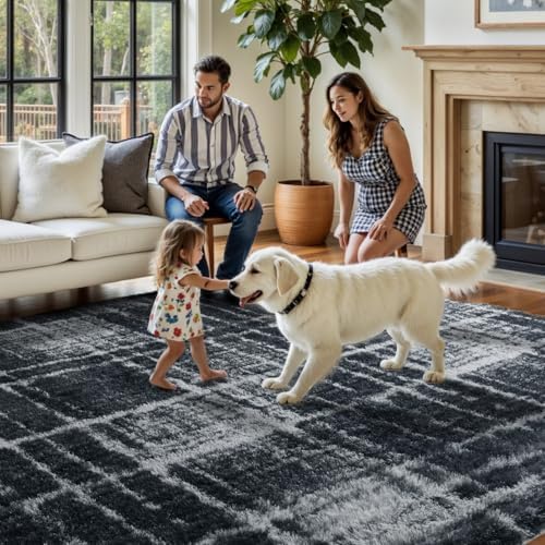9x12 Non-Slip Fluffy Area Rugs For Living Room - Image 7