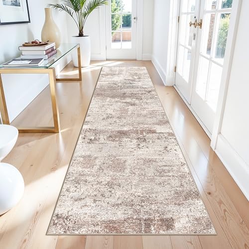 Washable 2x8 Hallway Runner Rug: Abstract Non Slip Rugs - Image 3