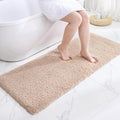 Disolla Beige Bathroom Rugs 24x48, Non-Slip Plush Thick Bath Mat by Disolla