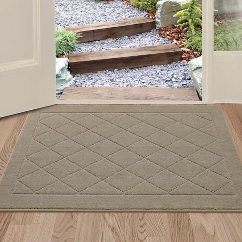 BEQHAUSE Dirt Trapper Door Mat 24" x 36", Doormat Non-Slip by BEQHAUSE