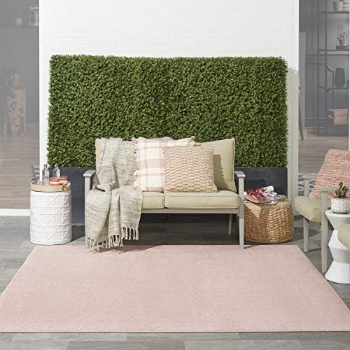 Nourison Home Nourison Essentials Pink 5' x Square Area Rug - Image 4