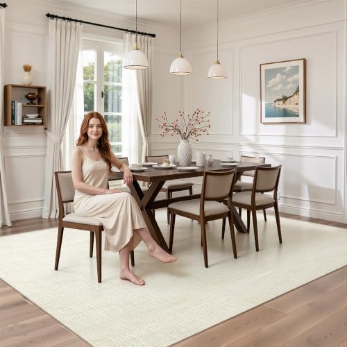 Valenrug 6x9 Area Rugs, High Low Pile Washable Rugs - Image 5