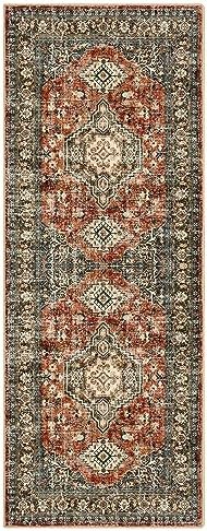 Lahome Oriental Washable Kitchen Runner Rug, 2x6 Runners - Image 6