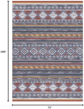 RUGSURE Washable Area Rugs 6' x 9' - Image 2