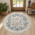 Tortania 5' Round Area Rug Living Room Rugs by Tortania