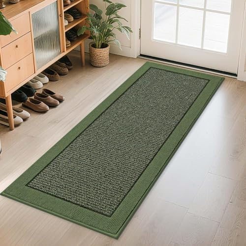 BEQHAUSE Indoor Door Mat 24" x 60", Dirt Trapper Door Mats by BEQHAUSE