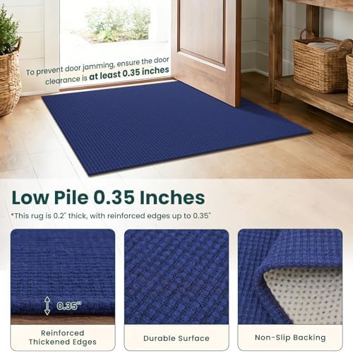 KOZYFLY Cotton Runners Rugs for Hallway 3x10, Wide Washable Runner Rug - Image 4