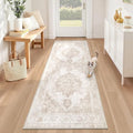 Runner Rug 2x6 Washable Rugs: Vintage Hallway Kitchen Runner Non Slip Low Pile by AOYAOMI