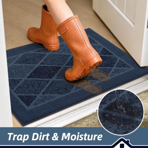 BEQHAUSE Dirt Trapper Door Mats 24" x 36", Non-Slip Washable - Image 3