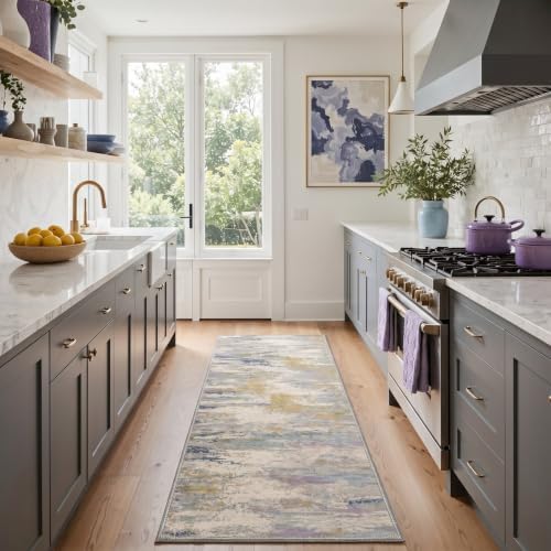 BEIMO 2X5 Washable Runner Rug for Kitchen, Modern Abstract Soft Non Slip by BEIMO