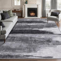 Ciicool 5x7 Area Rugs for Living Room, Modern Abstract Washable Carpet Grey by CIICOOLHomeDeco