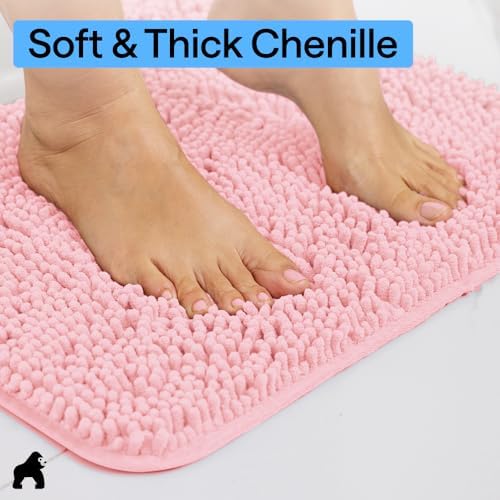 GORILLA GRIP Chenille Bath Rug Mat - Image 5
