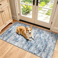 Entryway Runner Rug 2x4ft, Non Slip Carpet Runner, Ocean Blue by TTelephant