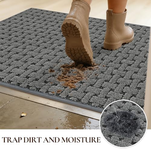 Door Mat Indoor Entrance 32"x48", Non-Slip Entryway Rugs - Image 3