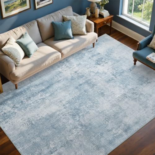 8x10 Ft Abstract Washable Area Rugs - Image 3