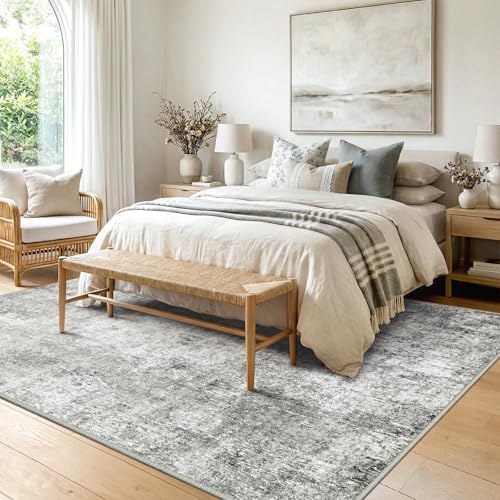 RELEANY Washable 7'x9' Abstract Area Rug - Image 2