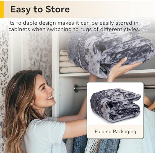 RELEANY Washable Runner 2'x7' Abstract Area Rug - Image 6
