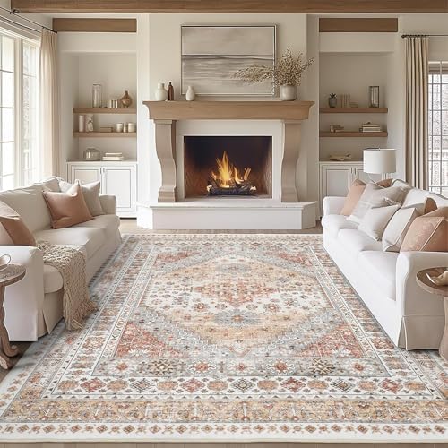 zesthome 8x10 Area Rugs for Living Room, Large Washable Rug by Zesthome