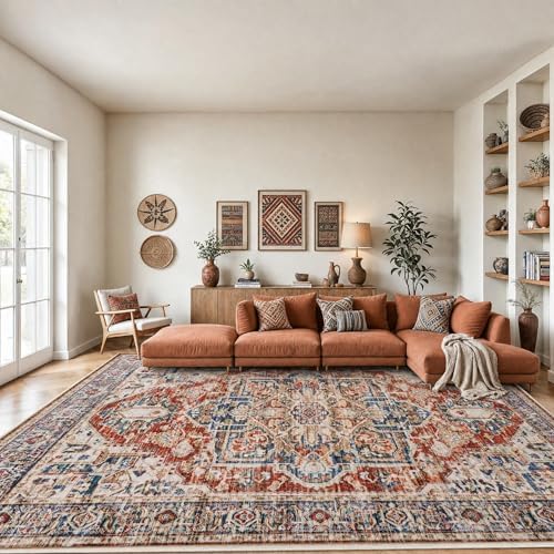 Amada Large 8x10 Washable Area Rug by AMADAHOMEFURNISHING