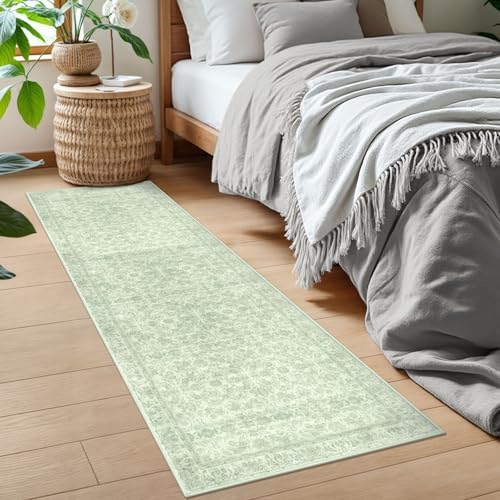 SIILOOM 2x6 Washable Runner Rug, Non Slip Soft Area Rug - Image 3