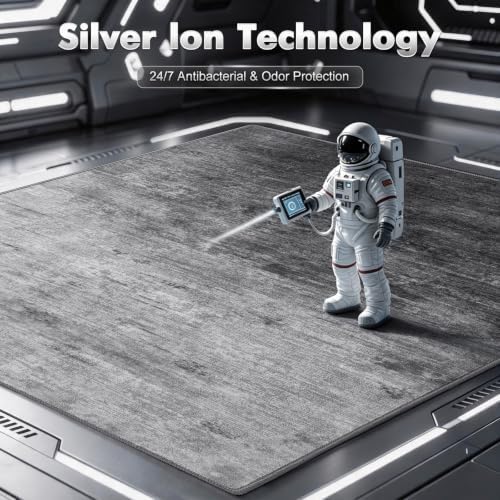LIANLAM Silver Infused Self-Cleaning Area Rug - Image 3