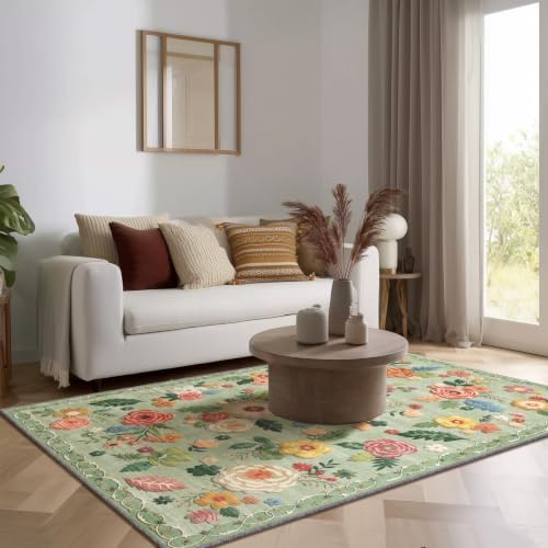 3x5 Bedroom Area Rug Washable: Throw Rugs - Image 4