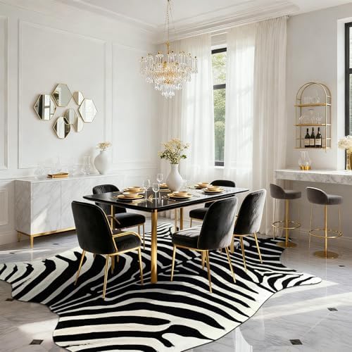 BENRON Zebra Rug, Animal Print Rug - Image 5