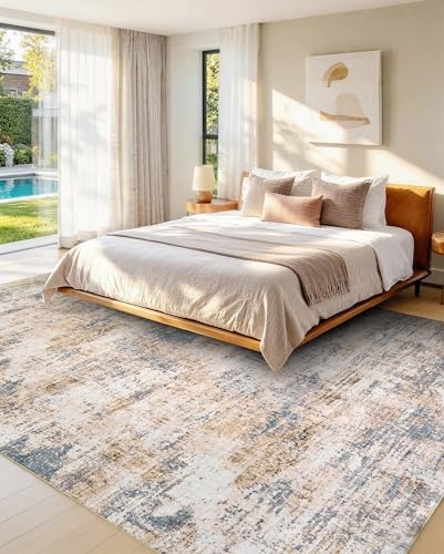 Washable Area Rug Living Room Rugs-10x14 Large Soft Non-Slip Carpet - Image 3