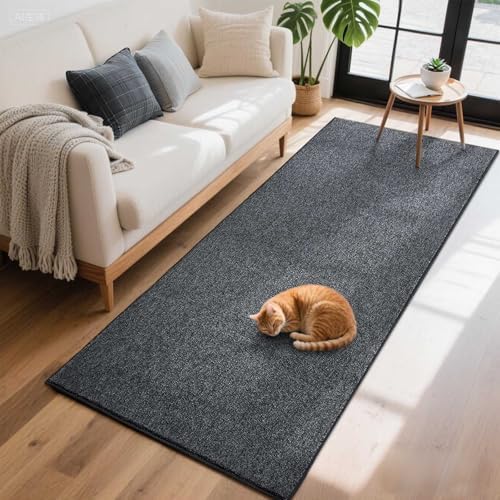 2x6 Grey Runner Rug Non-Slip Washable Soft Thin by FinRe%CC%80cHome