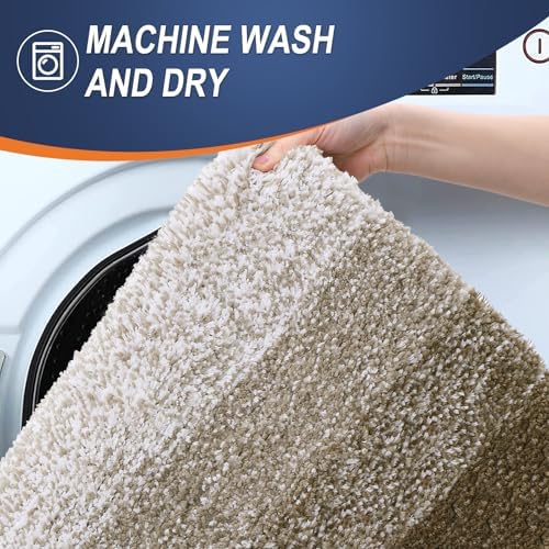 OLANLY Bathroom Runner Rug 54x24, Extra Soft Absorbent Microfiber Bath Rugs - Image 5
