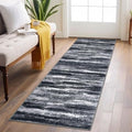 Lansny Abstract Washable 2x6 Runner Rug Non Slip Runners by lansny