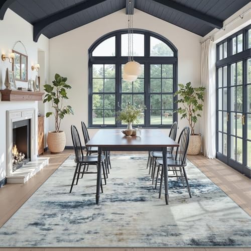 Toneed Washable 8x10 Area Rug - Image 3