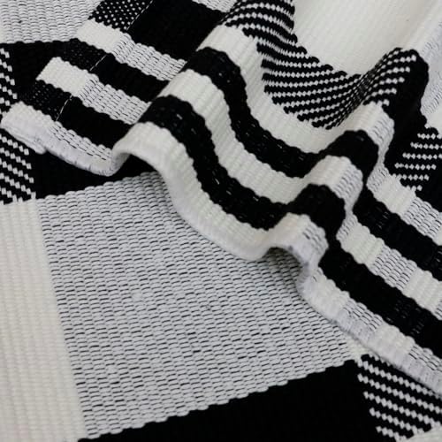 Fall Décor Plaid Rug, Layering Rug - Image 7