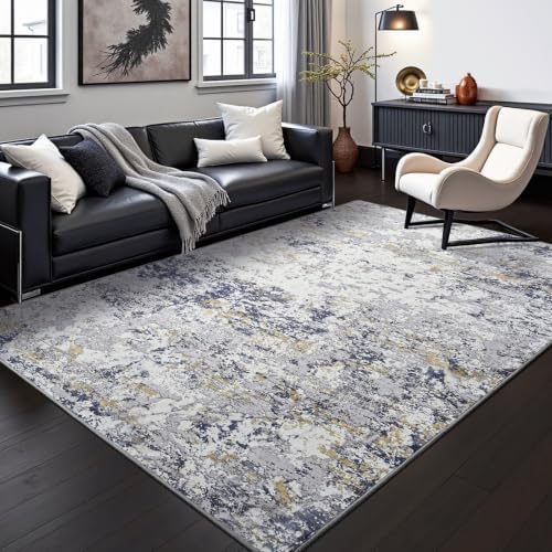 Toneed 4x6 Washable Non Slip Abstract Area Rugs by Toneed