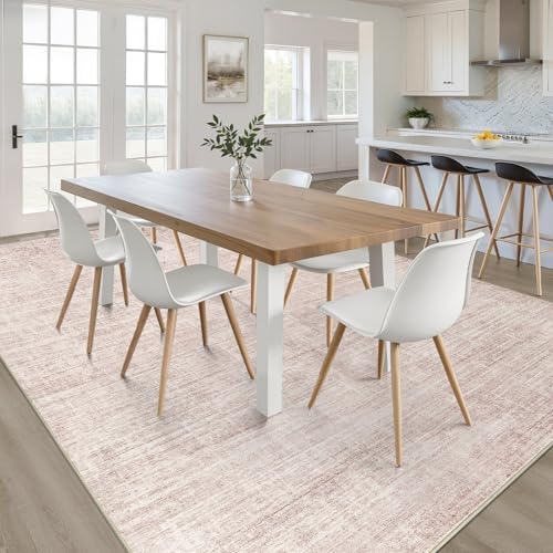 LOONGRUG 8x10 Area Rugs Washable Neutral Modern Rug - Image 6