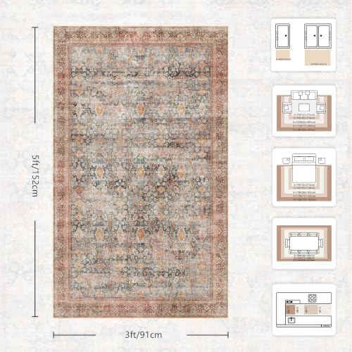 3x5 Entryway Rugs - Image 2