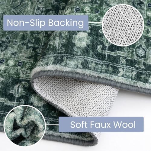 KOZYFLY Runners for Hallways 3x16 Ft Extra Long Washable Faux Wool Thin Hallway - Image 5