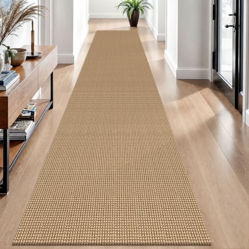 EARTHALL Woven Runner Rug 2.6x12 Ft Washable Runners by EARTHALL