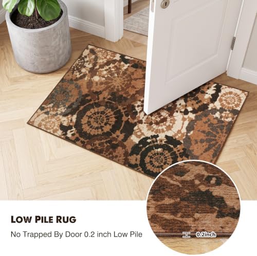 Washable 2x3 Entry Rug, Boho Small Throw Rugs - Image 4