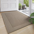 Door Mat 24"x35", Thin Dirt Trapper Entryway Front Doormat by QiCaiJia