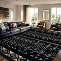 SERISSA 8x10 Washable Non-Slip Boho Area Rug by SERISSAHomeDecorCollection