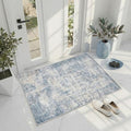 2x3 Area Rug Washable Abstract: Non Slip Throw Rugs by Unknown
