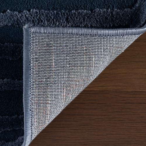 nuLOOM Kailani Blue Abstract Washable Area Rug - Image 5