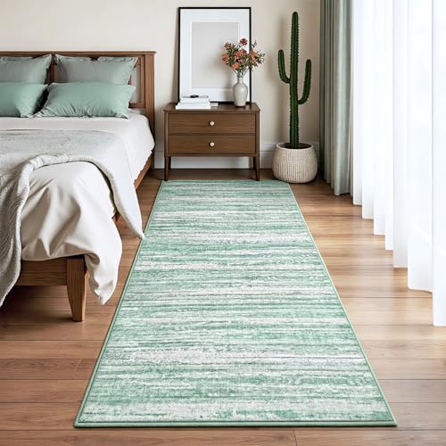 Chicrug 2x6 Green Washable Runner Rug - Image 2